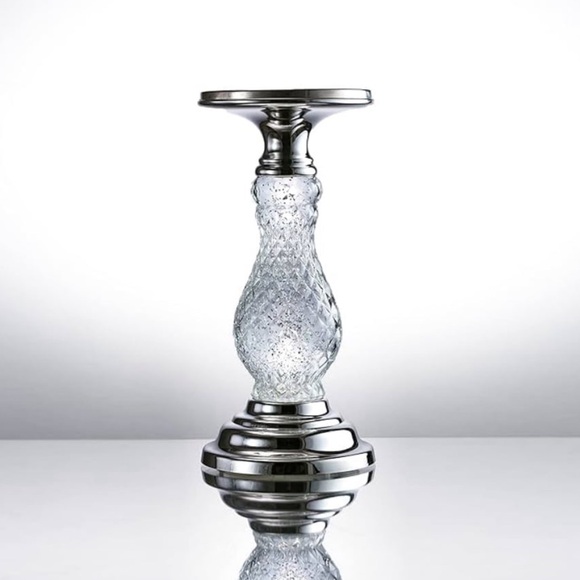 Bath and Body Works Silver Swirling Glitter Pedestal - Picture 3 of 4
